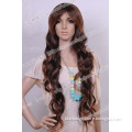 LONG Brown Wave Kanekalon Cosplay Hair Wig WA100